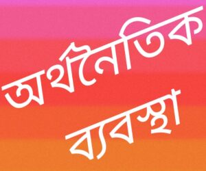অর্থনৈতিক ব্যবস্থা