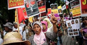 Protest against WTO