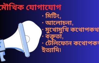 মৌখিক যোগাযোগ